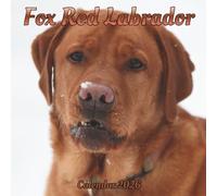 Fox Red Labrador Calendar 2026: 12 month Organizer Jan 2026 to Dec 2026