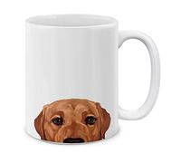 Fox Red Labrador Retriever Dog Ceramic Coffee Mug Tea Cup,11oz
