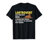 Fox Red Labrador Retriever Labtrovert Definition Foxred Lab T-Shirt