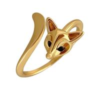 Fox Ring Cute Open Adjustable Tarnish Resistant