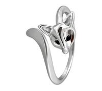 Fox Ring Cute Open Adjustable Tarnish Resistant