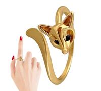 Fox Ring Open Adjustable Fashion Cute