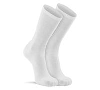 FOX RIVER Wick Dry Therm A Wick Crew Liner Socks Ultra Lightweight Warm Sock Liners for Men and Women with Moisture Wicking Fabric - White - Medium, (4421)