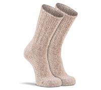 FOX RIVER womens Norsk Heavyweight Outdoor Crew hiking socks, Brown, 12-14.5 US