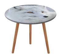 Fox Round Tablecloth with Elastic Edge Waterproof Table Cloths for Kitchen Outdoor Party Picnic