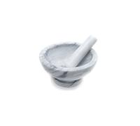 Fox Run 3837 Large Marble Mortar and Pestle, White