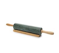Fox Run 3842 Marble Rolling Pin and Base, Green