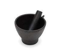 Fox Run 3861 Mortar and Pestle, Cast Iron, Black