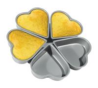 Fox Run 4460 Linked Heart Cake Pan, 4-Inch, Preferred Non-Stick