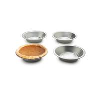 Fox Run 4620 Pie Pan Set, Tin-Plated Steel, 5-Inch, 4-Piece