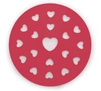 Fox Run 4778 Heart Pie Top Cutter, Plastic, Red