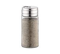 Fox Run 5167 Glass Spice Jar with Stainless Steel Shaker Lid, 6 Ounce, Clear Container for Seasonings, 1 Count (Pack of 1)