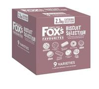 Fox’s Biscuits Favourites Assortment 2.1kg - Bulk Buy Biscuit Catering Multipack - 9 Classic Varieties - Cookies & Snack Treats for Office, Customers, Visitors, Parties & Sharing - Vegetarian Friendly