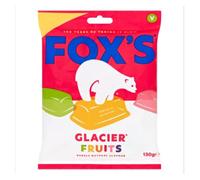 Fox’s Glacier Fruits Boiled Sweets 130g x 12 | Assorted Fruit Flavour Hard Candies in Tin