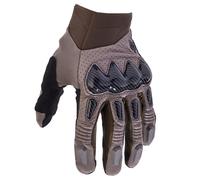 Fox Bomber CE Racing Off-Road Motorcycle Gloves Men Adjustable Fit - Brown