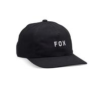 Fox Racing W Wordmark Adjustable Hat, windbreaker, Women's, Black, One Size