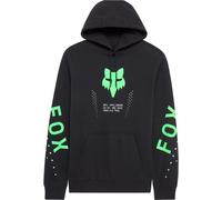 FOX Shield Hoodie, black-green, size 2XL for Men