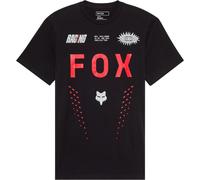 FOX Shield Premium T-Shirt, black-white-red, size M for Men