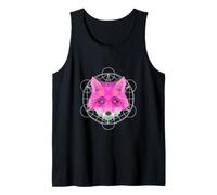 Fox Shirt with Pink Geometric Shapes & Sacred Geometry Tank Top