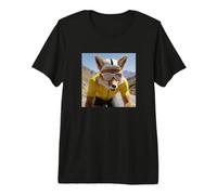 Fox Shows Endurance in Yellow AS PRO Cycling Leader Premium T-Shirt