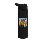 Fox Shows Endurance in Yellow AS PRO Cycling Leader Stainless Steel Insulated Water Bottle