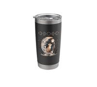 Fox Sits on the Moon Stainless Steel Insulated Tumbler