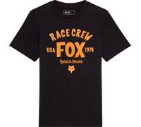 FOX Slogan Youth T-Shirt, black-orange, size M