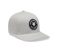 Fox Speed Division Flexfit Cap Women/Men/Closed Back - Cotton Baseball with Peak, Closed Spring-Summer Summer - L/XL (58-61 cm) Light Grey