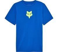 FOX Spire Youth T-Shirt, blue-yellow, size L