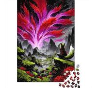 Fox Spirit Gazing at Energy Burst 1000 Piece Jigsaw, 70x50cm/1000pcs