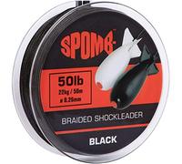 FOX Spomb Braided leader 22kg / 50lb Black Ultra Smooth Neutral Bouyancy