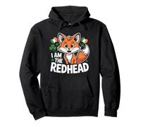 Fox St Patricks Day Tee Ginger Red Hair I am the Redhead Pullover Hoodie
