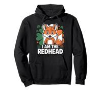 Fox St Patricks Day Tee Ginger Red Hair I am the Redhead Pullover Hoodie