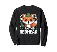 Fox St Patricks Day Tee Ginger Red Hair I am the Redhead Sweatshirt