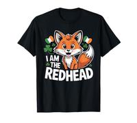 Fox St Patricks Day Tee Ginger Red Hair I am The Redhead T-Shirt