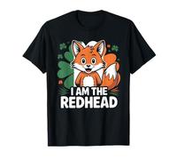 Fox St Patricks Day Tee Ginger Red Hair I am The Redhead T-Shirt