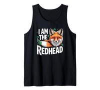 Fox St Patricks Day Tee Ginger Red Hair I am The Redhead Tank Top