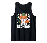 Fox St Patricks Day Tee Ginger Red Hair I am The Redhead Tank Top