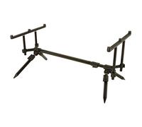 Fox International Stalker Plus Pod 3 Rod Buzzer Bars Rod Pod Black