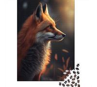 Fox Sunny 1000-Piece Adult Jigsaw Puzzle, 70x50cm/1000pcs; for A Quiet Evening Project at Home; Clean White Cardboard for Sorting