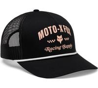 FOX Supply Mesh Rope Ladies Trucker Cap, black