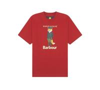 Fox T-Shirt Red Beaufort Fox- male- Barbour- T-Shirts- Red- M- Tops M