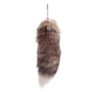 Fox Tail Pendant Faux Fur Fox Tail Keychain Therian Fox Tail Furry, 4