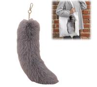 Fox Tail,Therian Tail,Fox Tail Keychain,Shaggy Faux Fur Realistic Fox Tail,Furry Fox Tail,Tail Keychain for Handbag,Therian Tails Long Keychain for Women Girl,Keychain Decorative Therian Tails