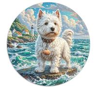 Fox Terrier 1000 Piece Jigsaw Puzzle For Adults Educational Games Stress Relief Puzzle Cultivate The Spirit of Teamwork for Men, Women, Elders, Seniors 1000pcs (67.5x67.5cm)