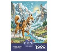 Fox Terrier 1000 Pieces Jigsaw Puzzles For Adults Family Challenge Toys Stress Relieving Entertainment Cultivate The Spirit of Teamwork for Men, Women, Elders, Seniors 38x26cm/1000pcs