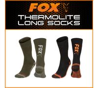 FOX Black/Orange Thermolite long sock 6-9 (Eu 40-43)