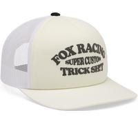 FOX Trick Mesh Trucker Cap, Creamy white