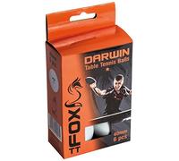 Fox TT Darwin 1 Star Table Tennis Sports Ping Pong 40mm Plastic Balls Pack Of 6 (2020)