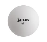 Fox TT Darwin 3 Star Table Tennis Balls (Pack of 6) in White Fox TT White